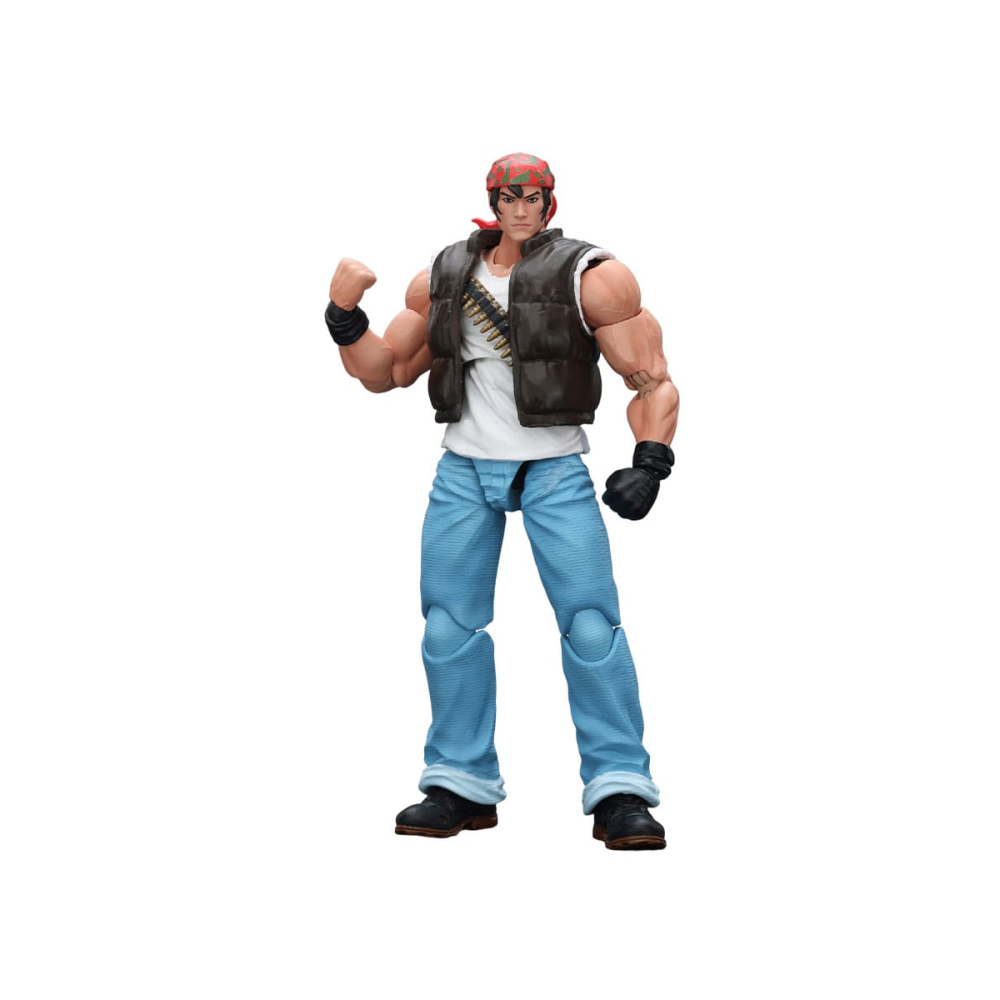 Modèle vitrine pour collection: The King Of Fighters '98 - figurine Hero Team Ralf Jones 12 cm