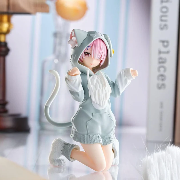 Objet pour collection: Re: Zero - Starting Life in Another World - Figurine - Ram - Mofumofu Pack