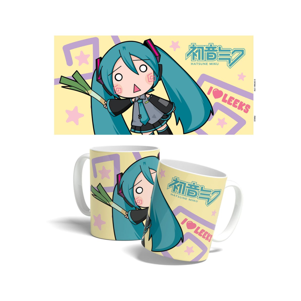 Tendance Déco esprit déco: Hatsune Miku mug Miku Chibi Leek Girl 325 ml