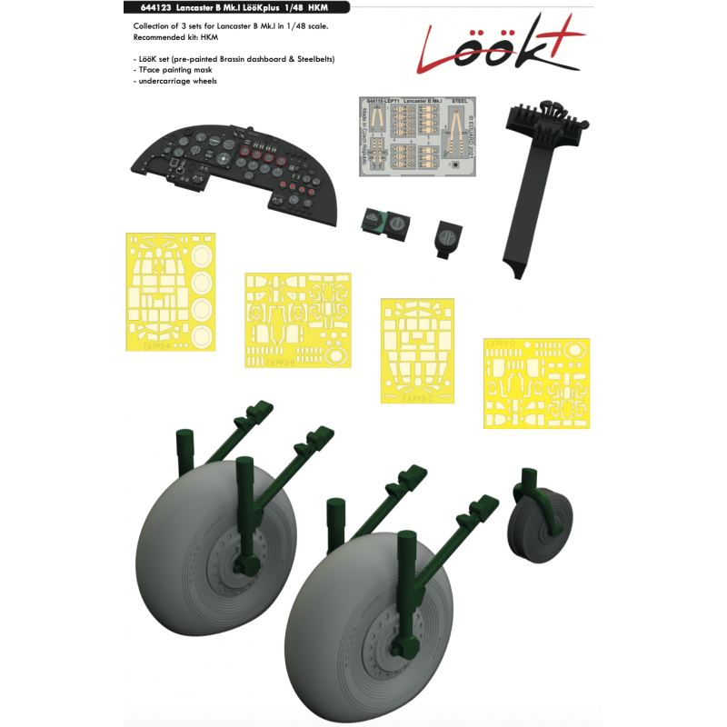 Style style pop: Avro Lancaster BI LooKplus 1/48 (conçu pour être utilisé avec les kits de modèles de Hong Kong) (version d'octobre 2021)