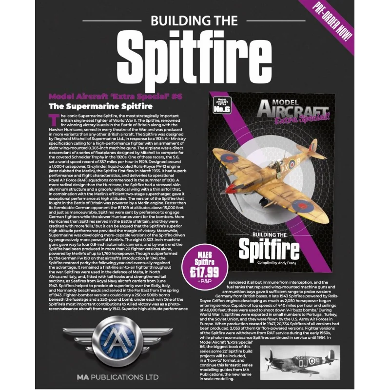 Sympa Sélection: Livre Construire le Supermarine Spitfire