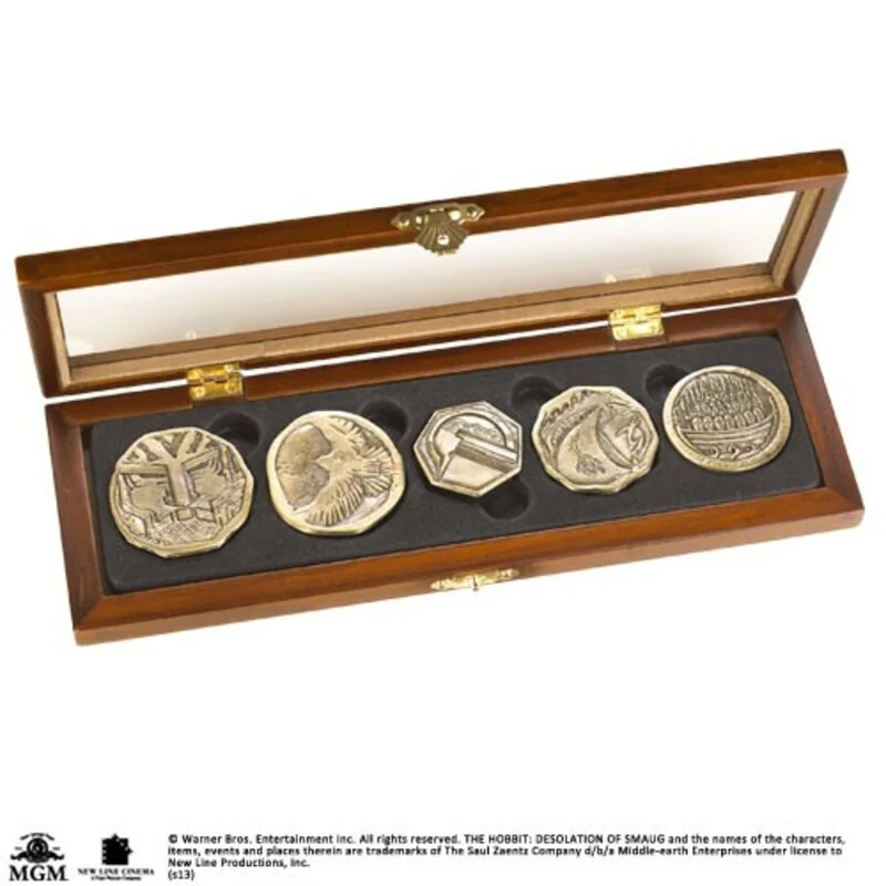 Objet style geek: Réplique 1/1 Le Hobbit pièces de collection Dwarven Treasure