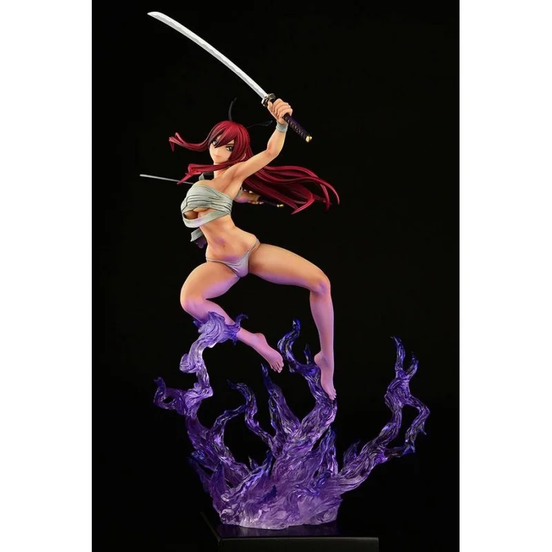 Rétro Déco: Figurine Fairy Tail statuette 1/6 Erza Scarlet Samurai Ver. Shikkoku 43 cm