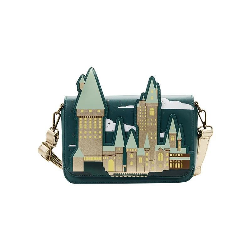 Tendance Design pour bureau: Harry Potter by Loungefly sac à bandoulière Golden Hogwarts