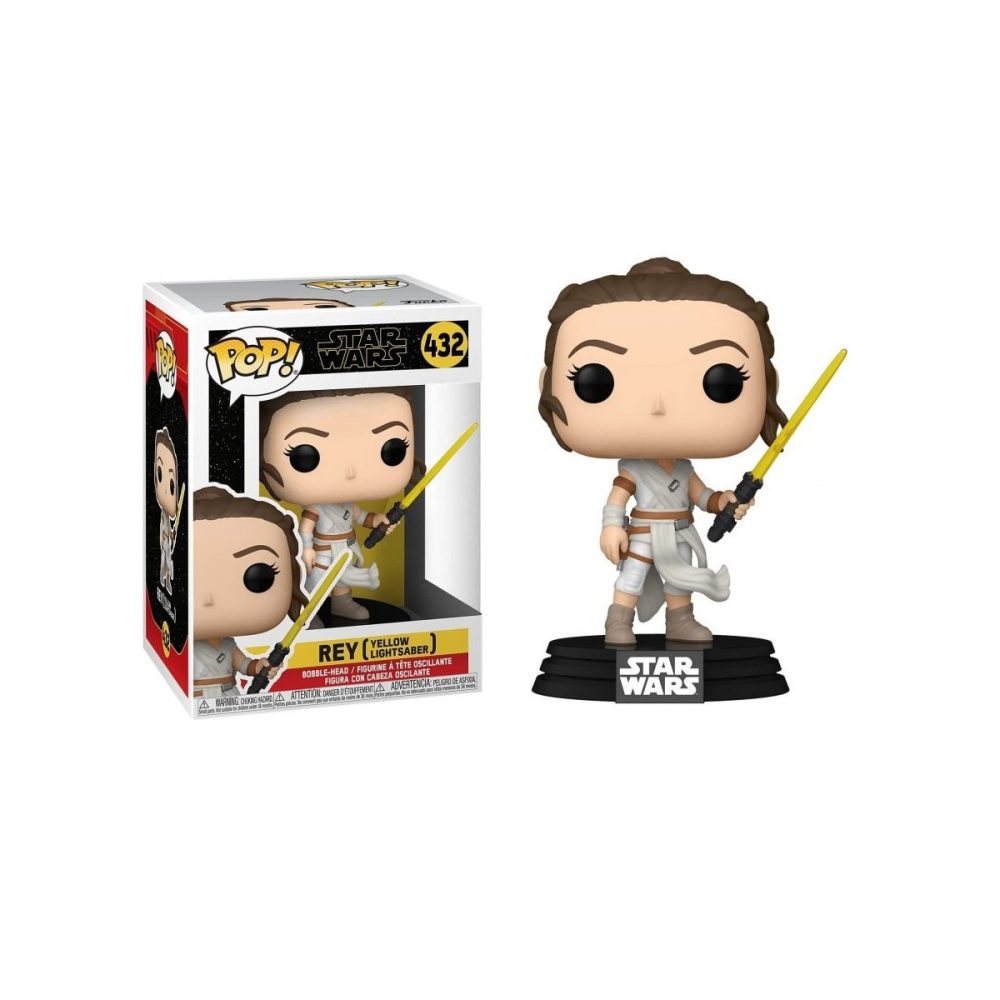 Pop Univers: Funko POP! Star Wars - Rey With Yellow Lightsaber