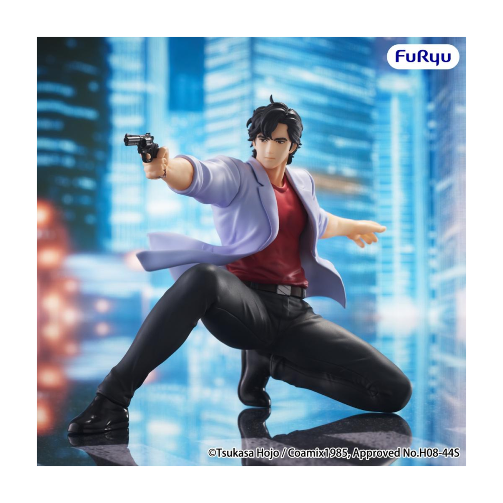 Modèle déco style moderne: Figurine CITY HUNTER - Ryo Saeba - Statuette Noodle Stopper 19cm