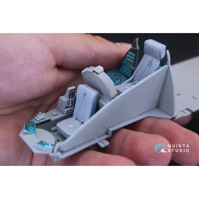 Belle pièce pour collection: Décalcomanie Intérieur Mil Mi-24V imprimé en 3D et coloré sur papier autocollant (conçu pour être utilisé avec les kits Trumpete