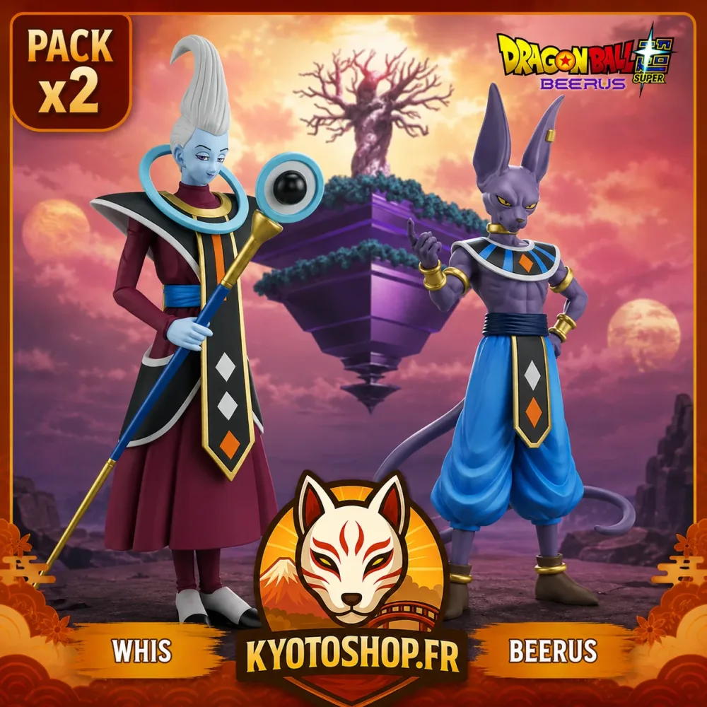 Compacte Décoration: Dragon Ball Super Beerus Solid Edge Works Beerus & Whis Figure (Pack)