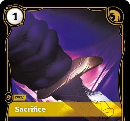 Créative Sélection: Riftbound - Carte Sacrifice FOIL (FR)
