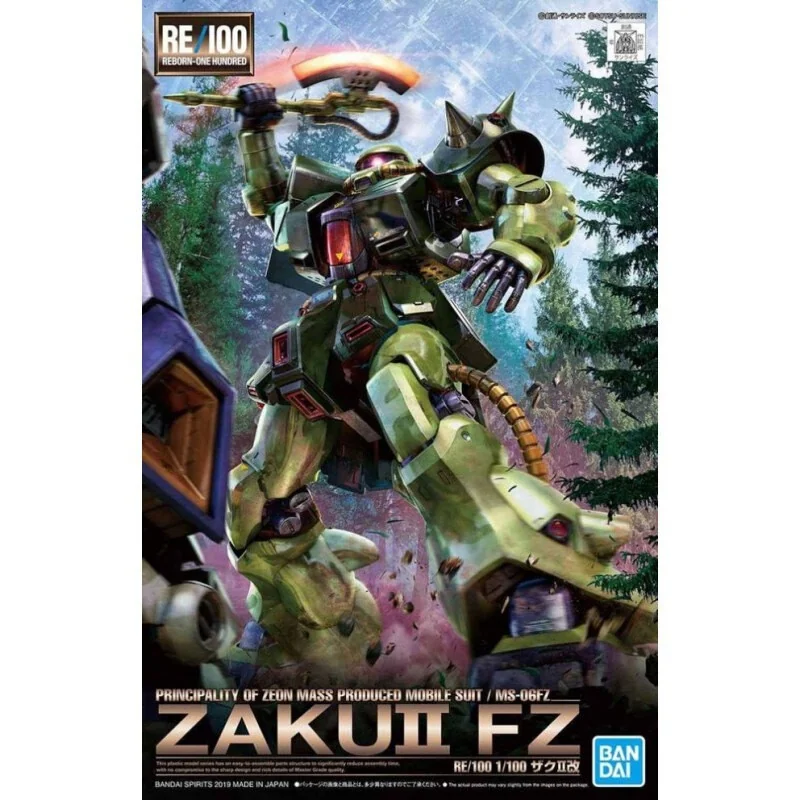 Charmante Vitrine: Gunpla Gundam – Maquette RE/100 1/100 Zaku II FZ