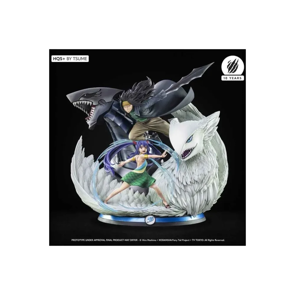 Classique Pièce pour déco: Fairy Tail - Figurine Gajeel et Wendy HQS+ Tsume