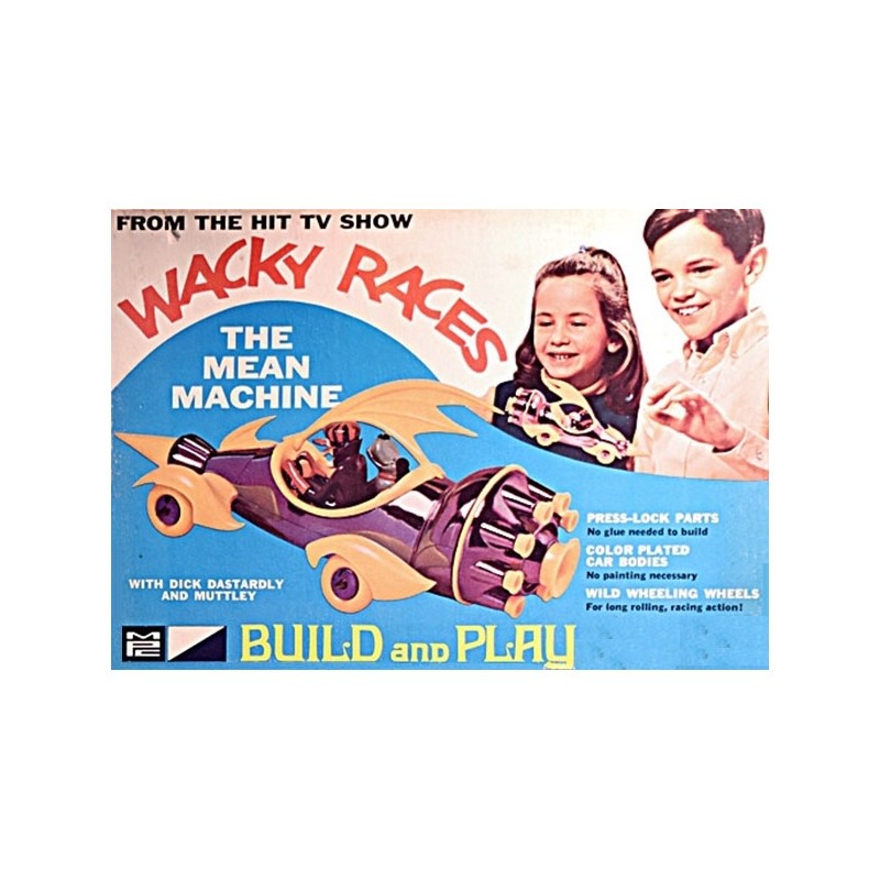 Déco pour étagère: Maquette Wacky Races - Mean Machine