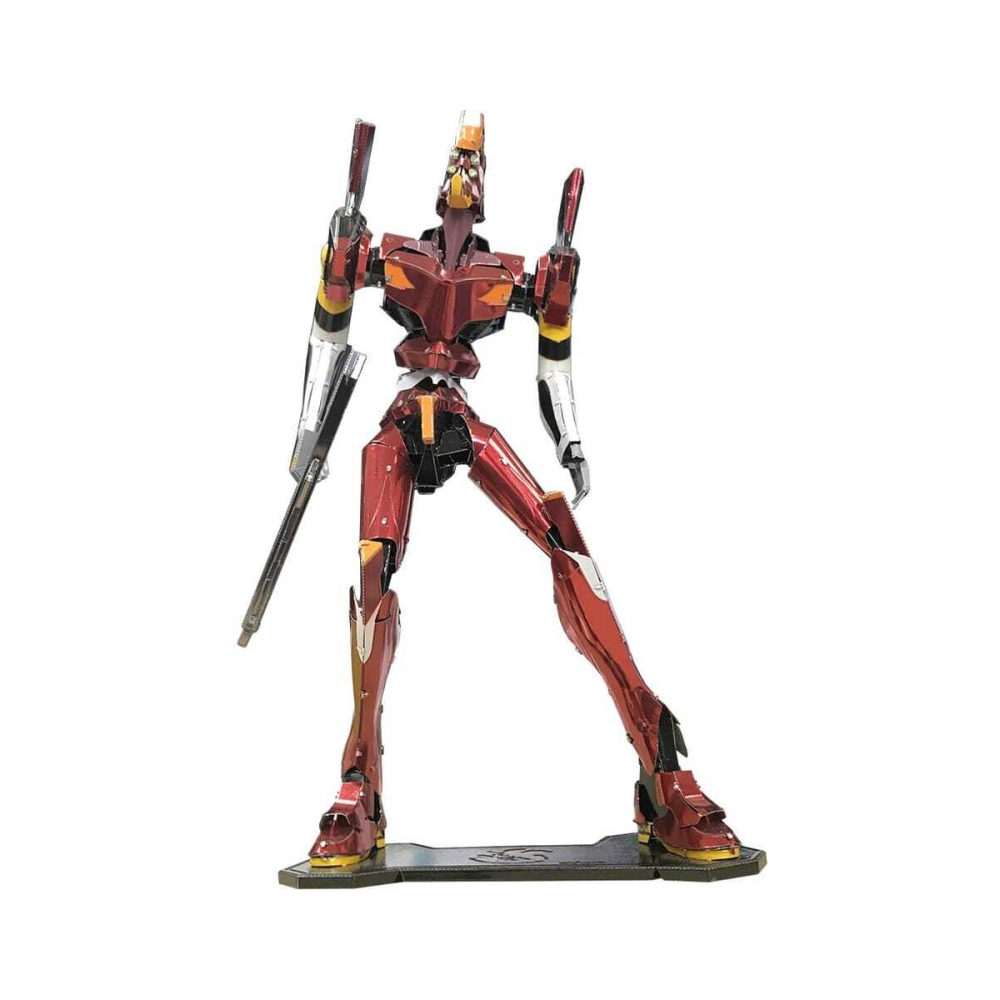 Rétro Univers: Evangelion Plastic Model Kit Metallic Nano Unit 02 17 cm