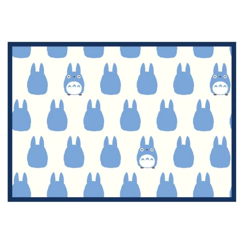 Statue esprit collection: MON VOISIN TOTORO - Totoro Bleu - Plaid 70x100cm