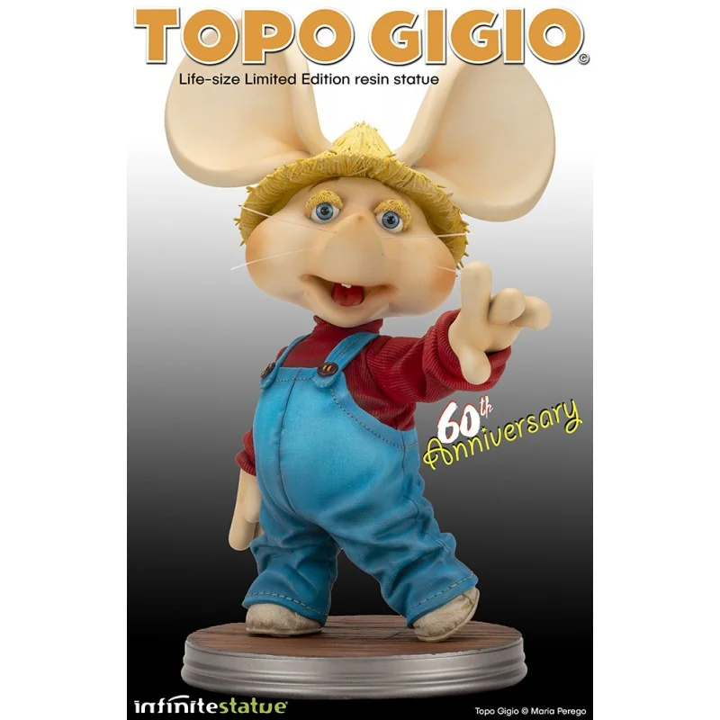 Soignée Déco format compact: Statuette Statue taille limitée topo gigio