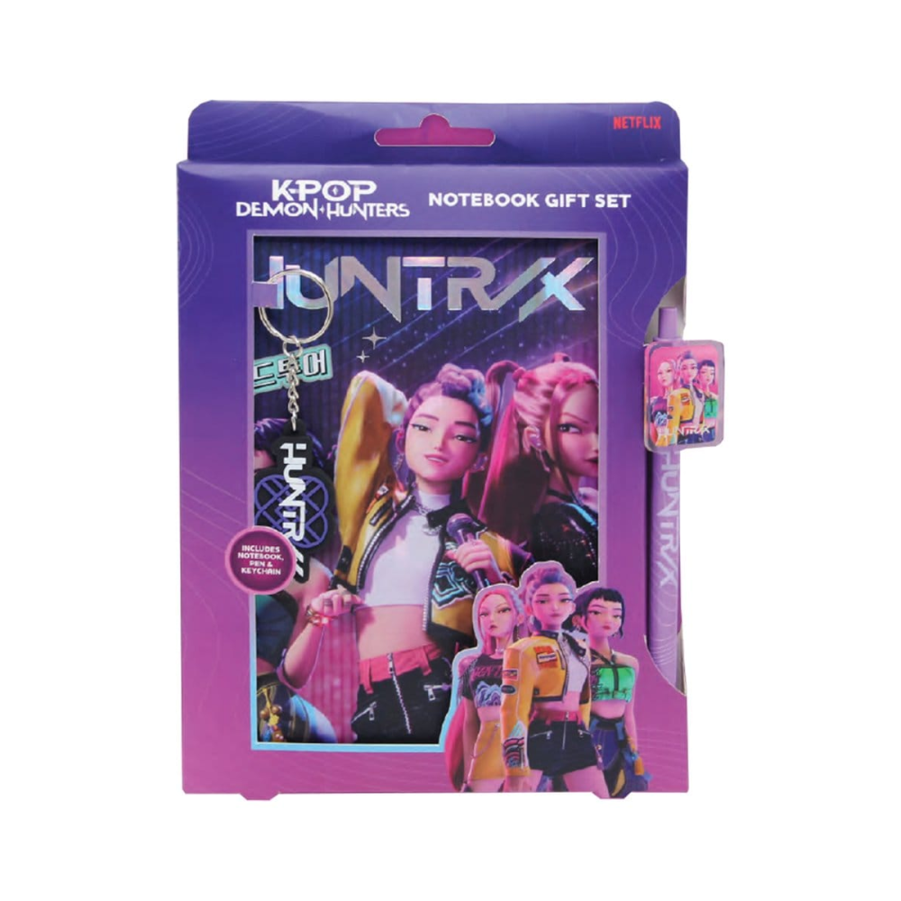 Statue style pop: KPop Demon Hunters set cadeau bloc-notes Huntr/x