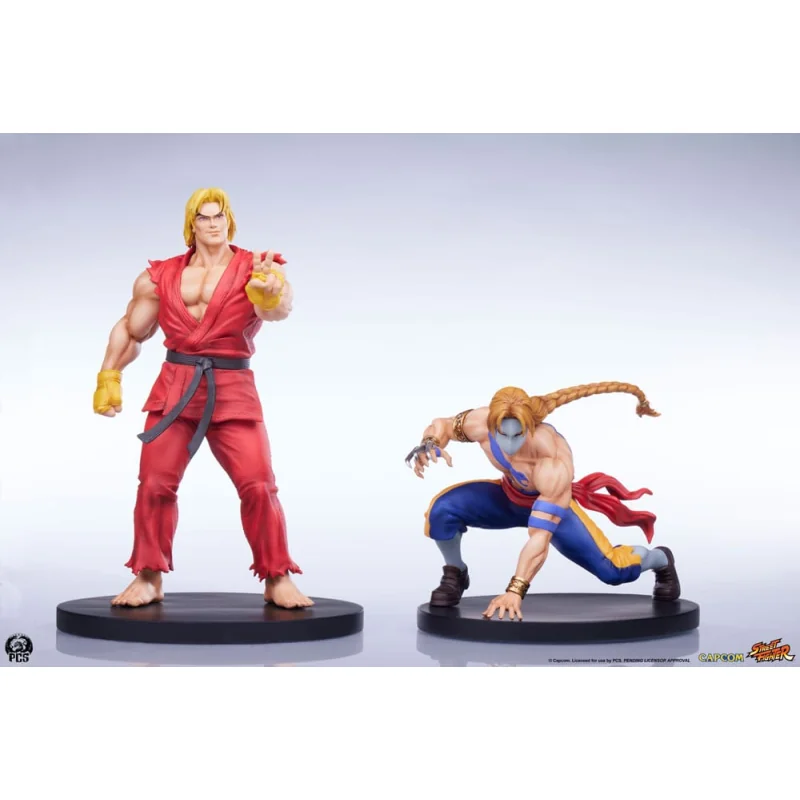 Style style geek: Street Fighter Street Jam - Statuettes 1/10 Ken & Vega Set