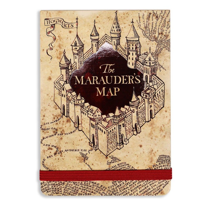 Pièce déco pour collection: Harry Potter mini cahier Marauder's Map