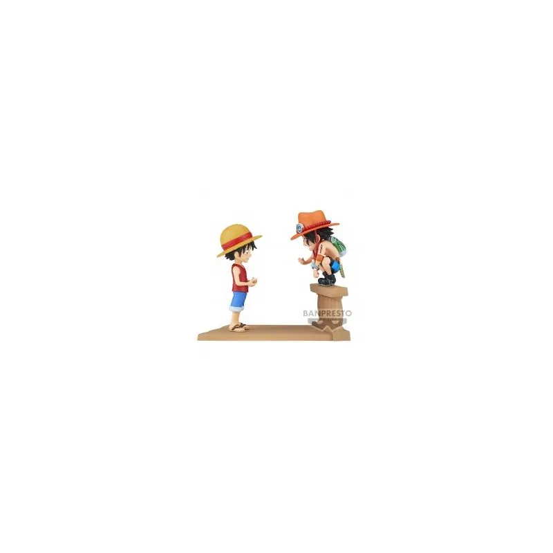Belle déco pour collection: Figurine 17010 - one piece - wcf log stories - luffy & ace