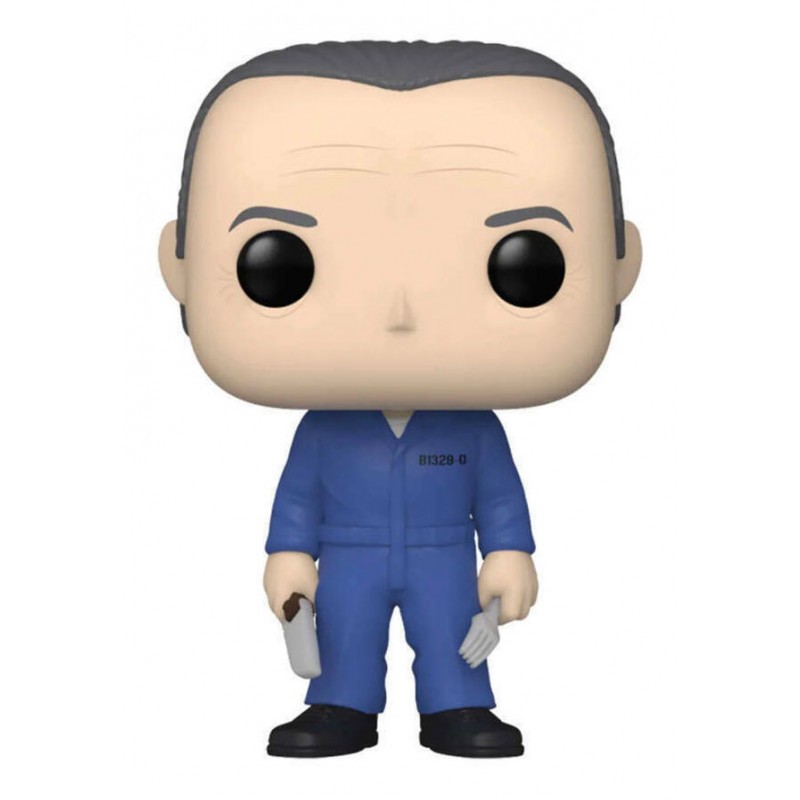 Pop Objet: Figurine Le Silence des agneaux POP! Movies Vinyl Hannibal w/ Knife and Fork 9 cm