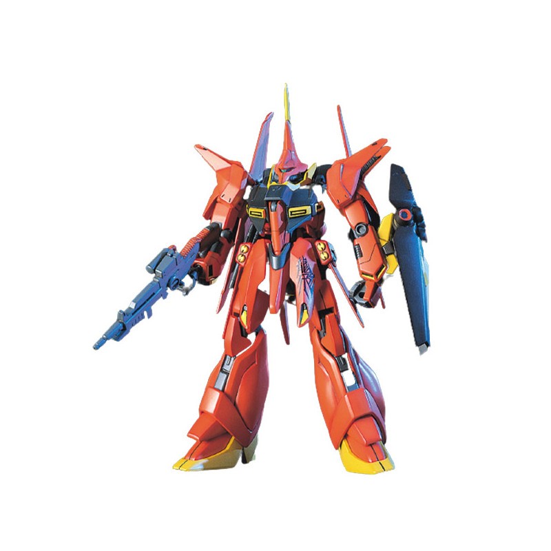 Moderne Vitrine: Gundam Gunpla HGUC 1/144 015 Amx-107 Bawoo