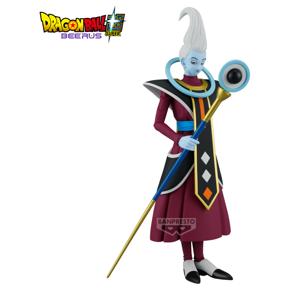 Pour collectionneur: DRAGON BALL SUPER BEERUS - Whis - Figurine Solid Edge Works 22cm