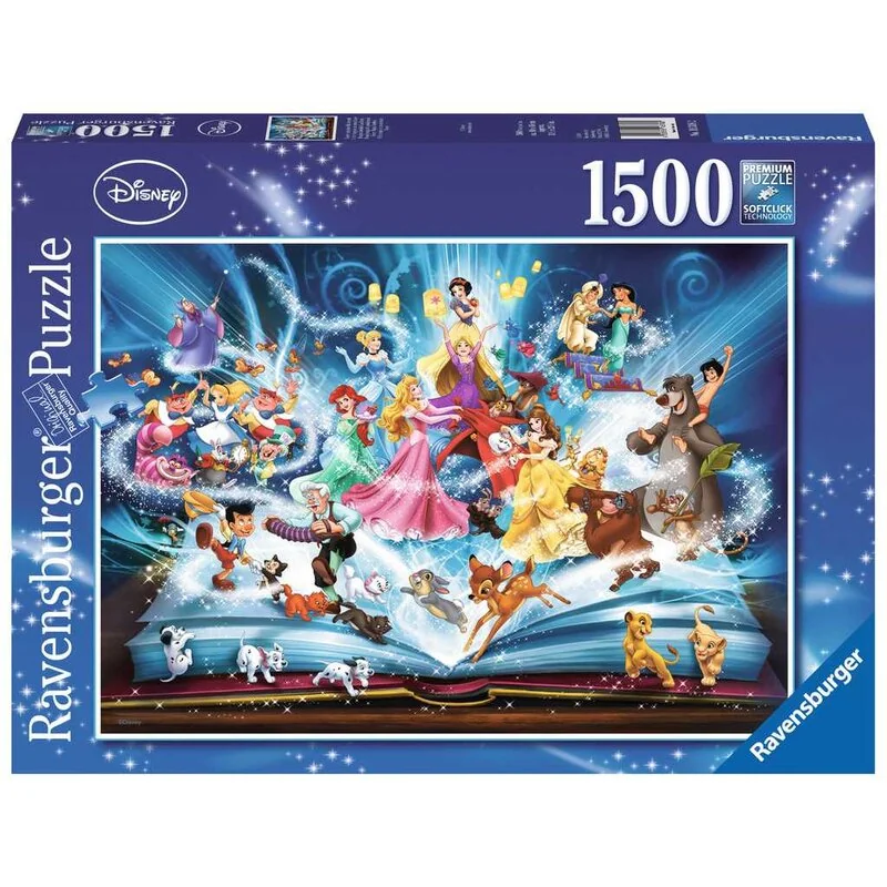 Pièce pour vitrine: Puzzle Le livre magique des contes Disney