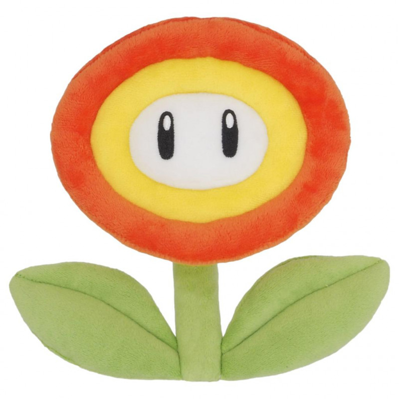 Compacte Style coin collection: SUPER MARIO - Fleur de Feu - Peluche 18cm