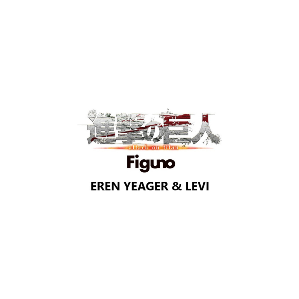 Objet pour déco: Figurine Attack on Titan Figuno Collection Eren Yeager & Levi