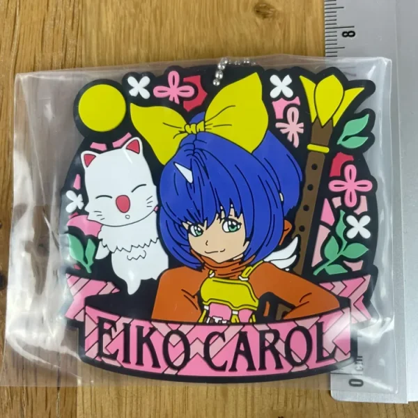 Final Fantasy IX – Porte-clés Eiko Carol & Mog Rubber Keychain 7 cm 25th Anniversary Lottery (Lot F)