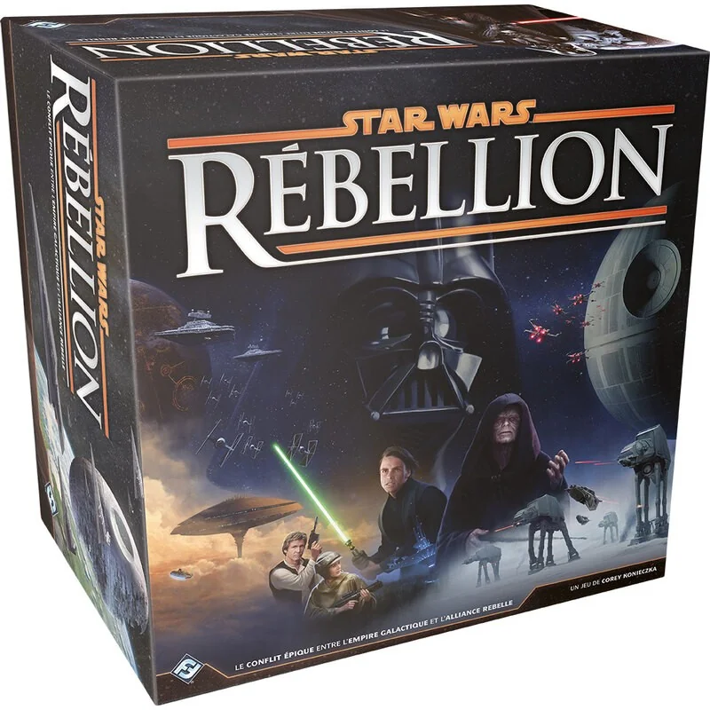 Objet vitrine esprit collection: Jeu de société Star Wars Rébellion
