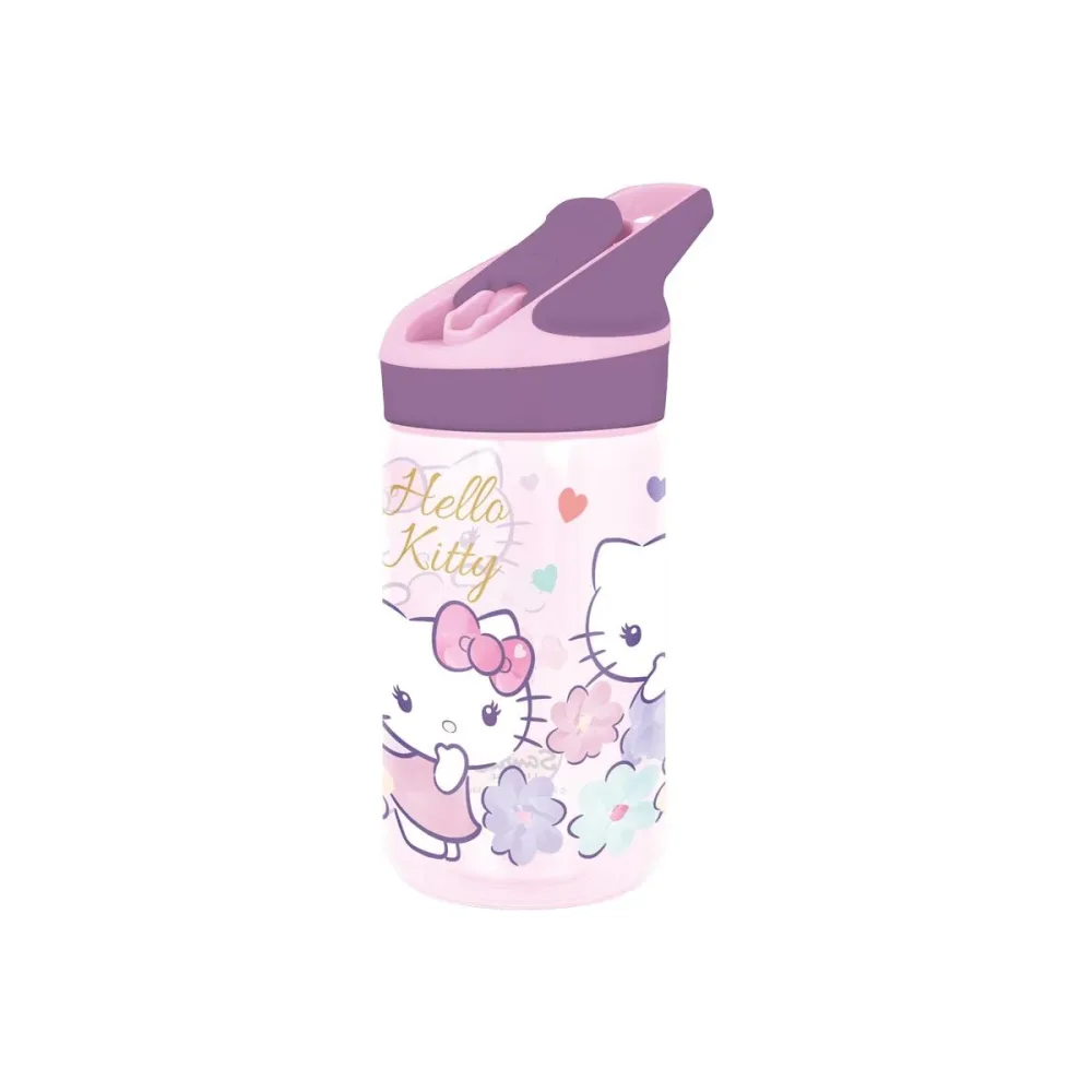 Charmante Décoration pour bureau: HELLO KITTY - Bouteille de Sport - 480ml