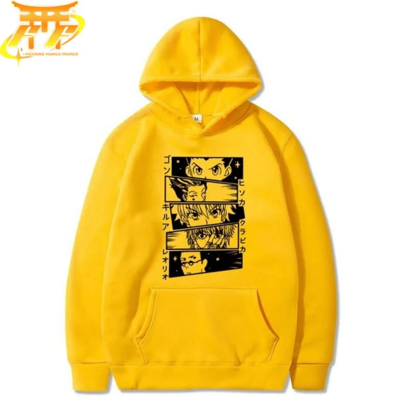 Artistique Décoration: Pull Gon, Kirua, Kurapika, Hisoka et Léolio - Hunter x Hunter™