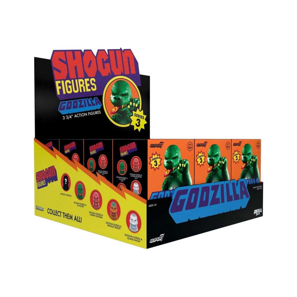 Jolie Objet à exposer: Godzilla Toho (Shogun V3) figurine Blind Box Wave 9 Display (12)