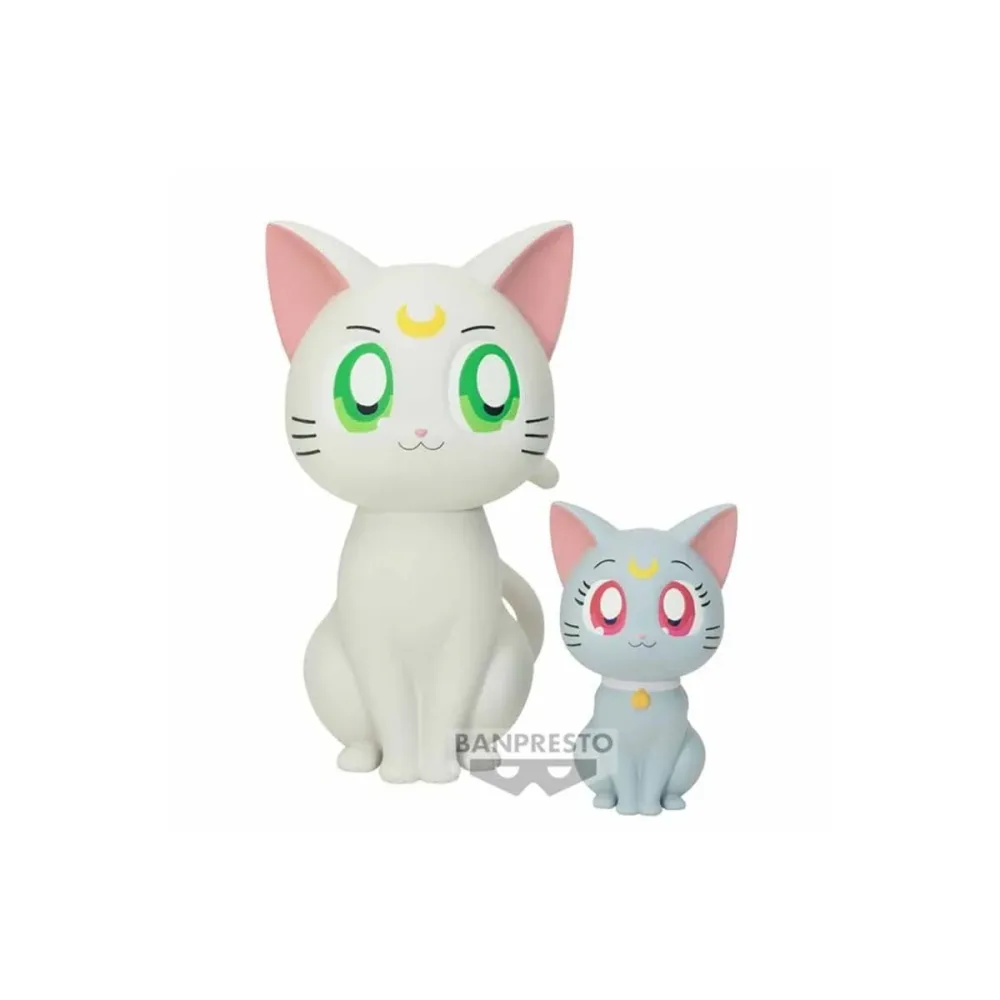 Pièce style rétro: Sailor Moon - Figurine Artemis et Diana - SOFVIMATES