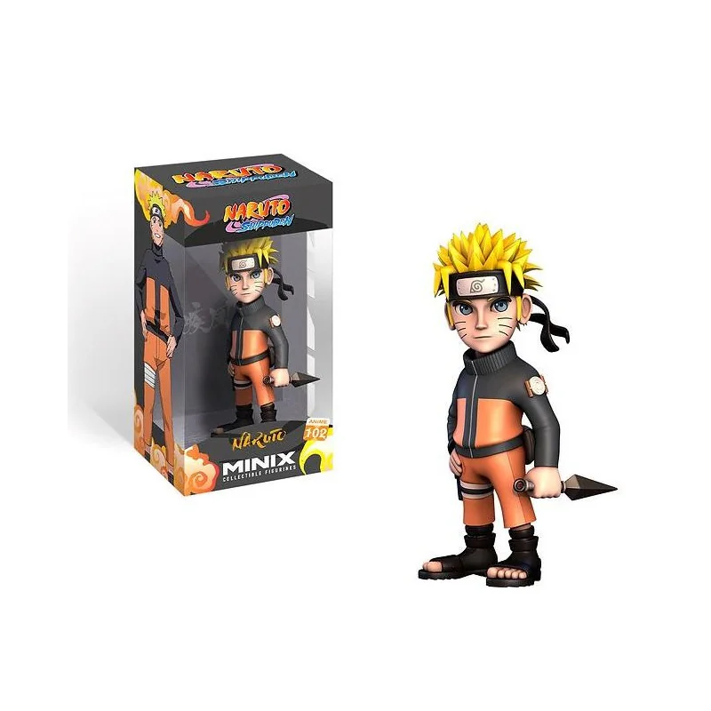 Charmante Figurine: Figurine NARUTO SHIPPUDEN - Naruto Uzumaki - Minix 102 12cm
