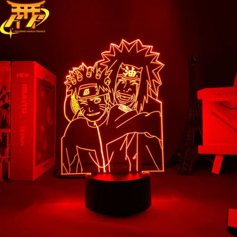 Esprit rétro: Lampe LED Jiraya et Naruto - Naruto Shippuden™