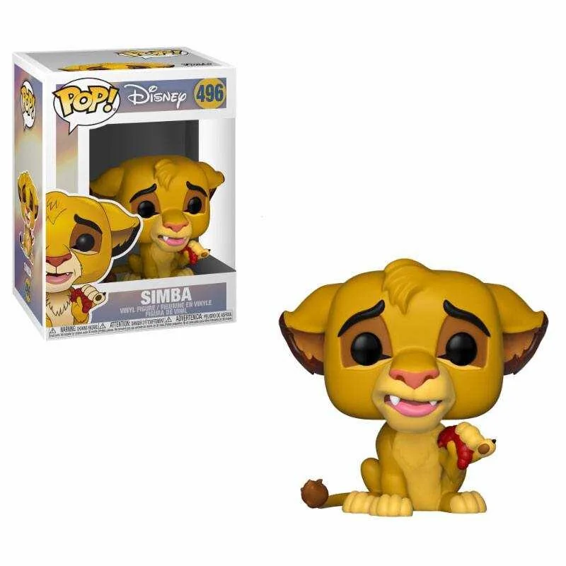 Pièce collection style moderne: Figurine Pop Le roi lion POP! Figurine Disney en vinyle Simba 9 cm