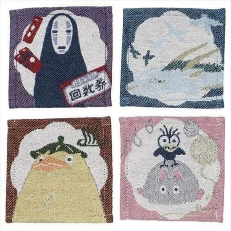 Artistique Création: Le Voyage de Chihiro pack 4 sous-verres Personnages