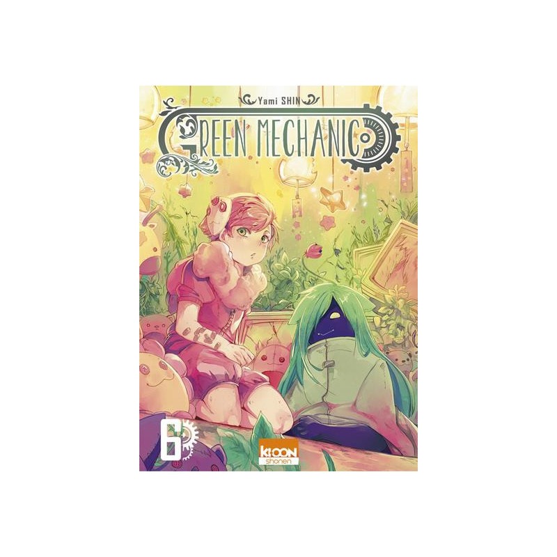 Objet vitrine style rétro: Green Mechanic Tome 6