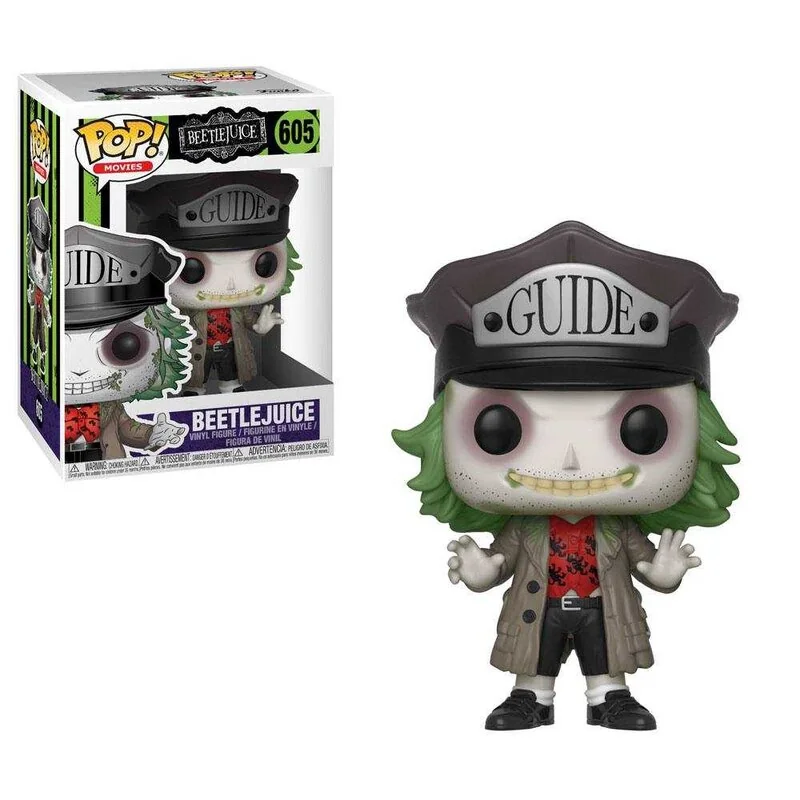 Belle déco à exposer: Beetlejuice Figurine POP! Horror Vinyl Beetlejuice Guide Hat 9 cm