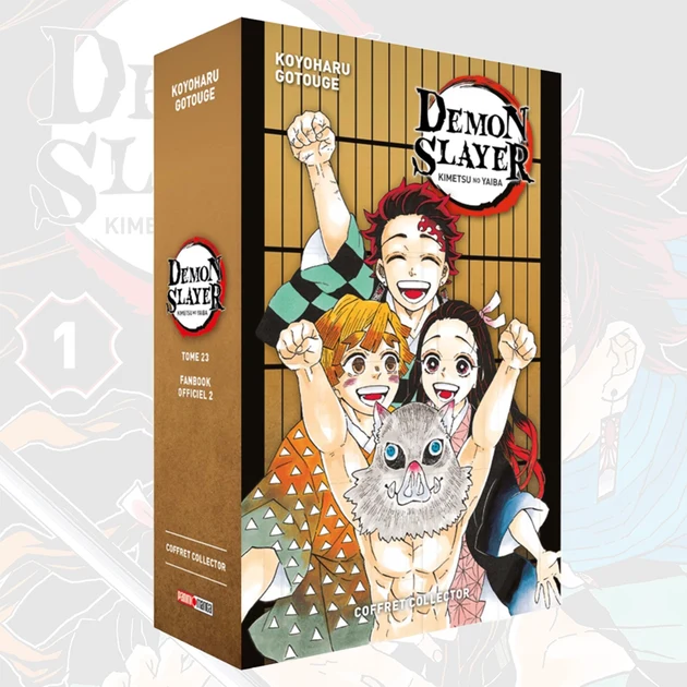Pop Collection esprit déco: Demon Slayer - Kimetsu No Yaiba - Coffret Collector Tome 23 + Fanbook n°2