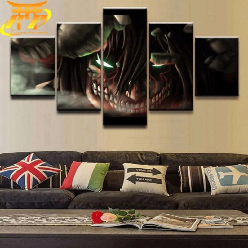 Artistique Déco: Tableau Titan Assaillant - Attaque des titans™