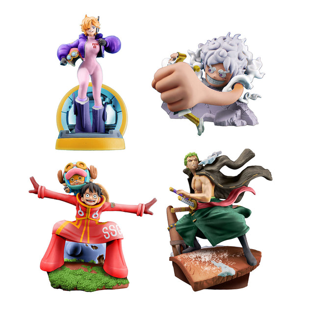 Figurine déco pour vitrine: One Piece - Assortiment de Figurines - Logbox Re Birth Egghead - MegaHouse