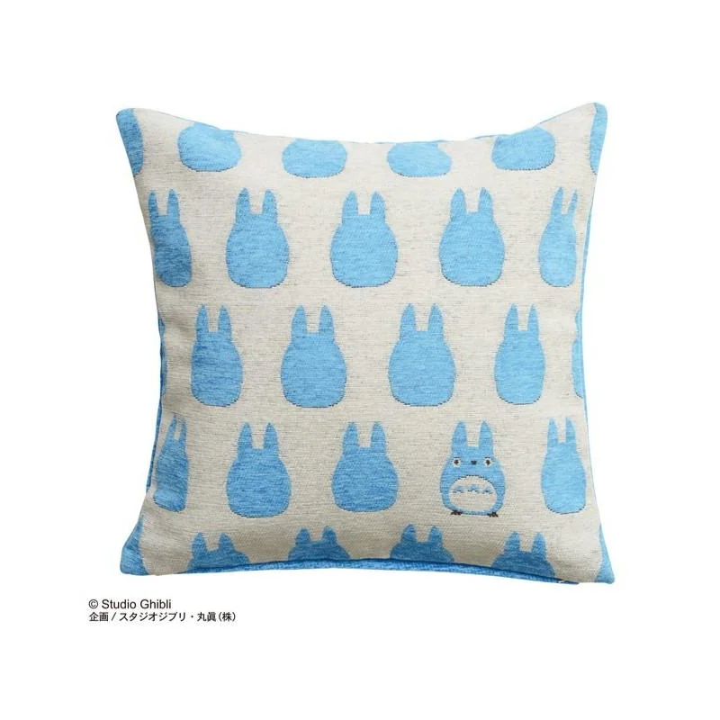 Objet à exposer: MON VOISIN TOTORO - Totoro Bleu - Coussin 45x45cm