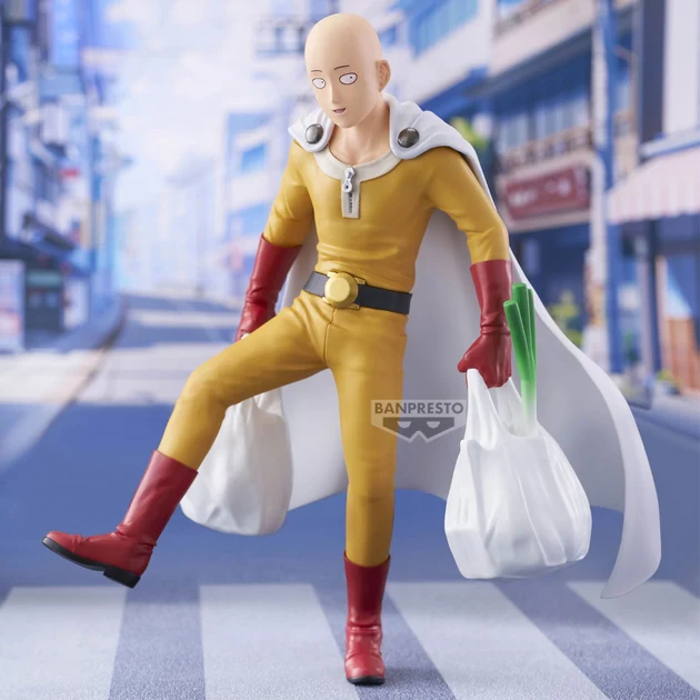 Objet collection à exposer: One Punch Man - Figurine Saitama - Life Figure