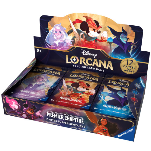 Collection pour vitrine: Display de 24 boosters Lorcana Premier Chapitre *Français*