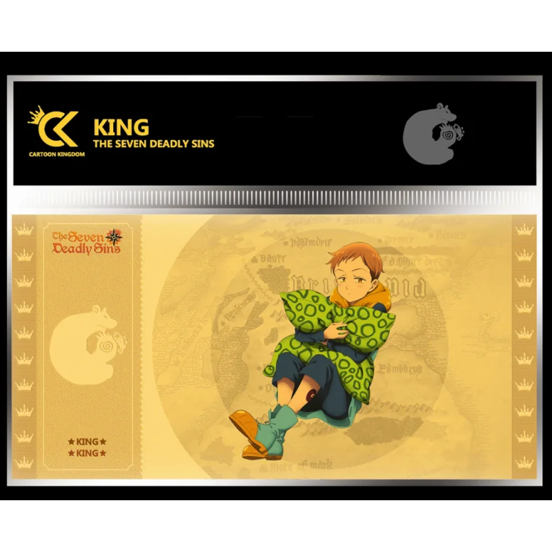 Charmante Pièce esprit déco: SEVEN DEADLY SINS - King - Golden Ticket