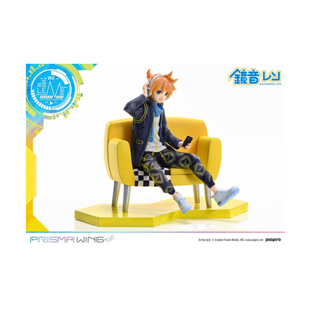 Créative Design: Figurine Vocaloid - 1/7 Prisma Wing Piapro Characters Kagamine Len (Art by lack) 18 cm