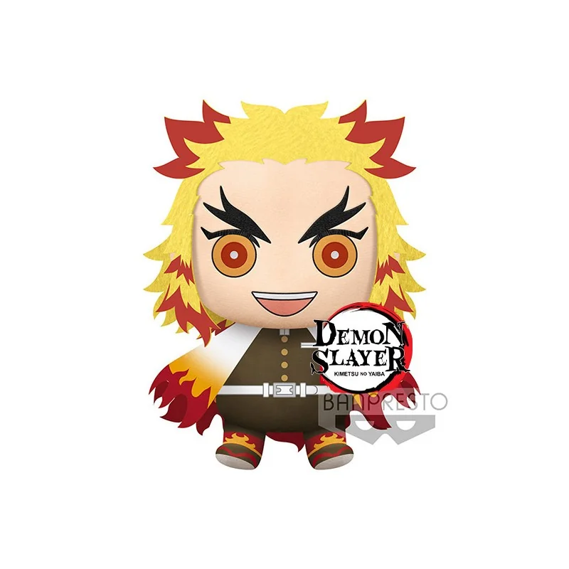 Belle Collection pour cadeau: Peluche Demon Slayer Kimetsu No Yaiba Super Big Plush Kyojuro Rengoku 32cm - W94